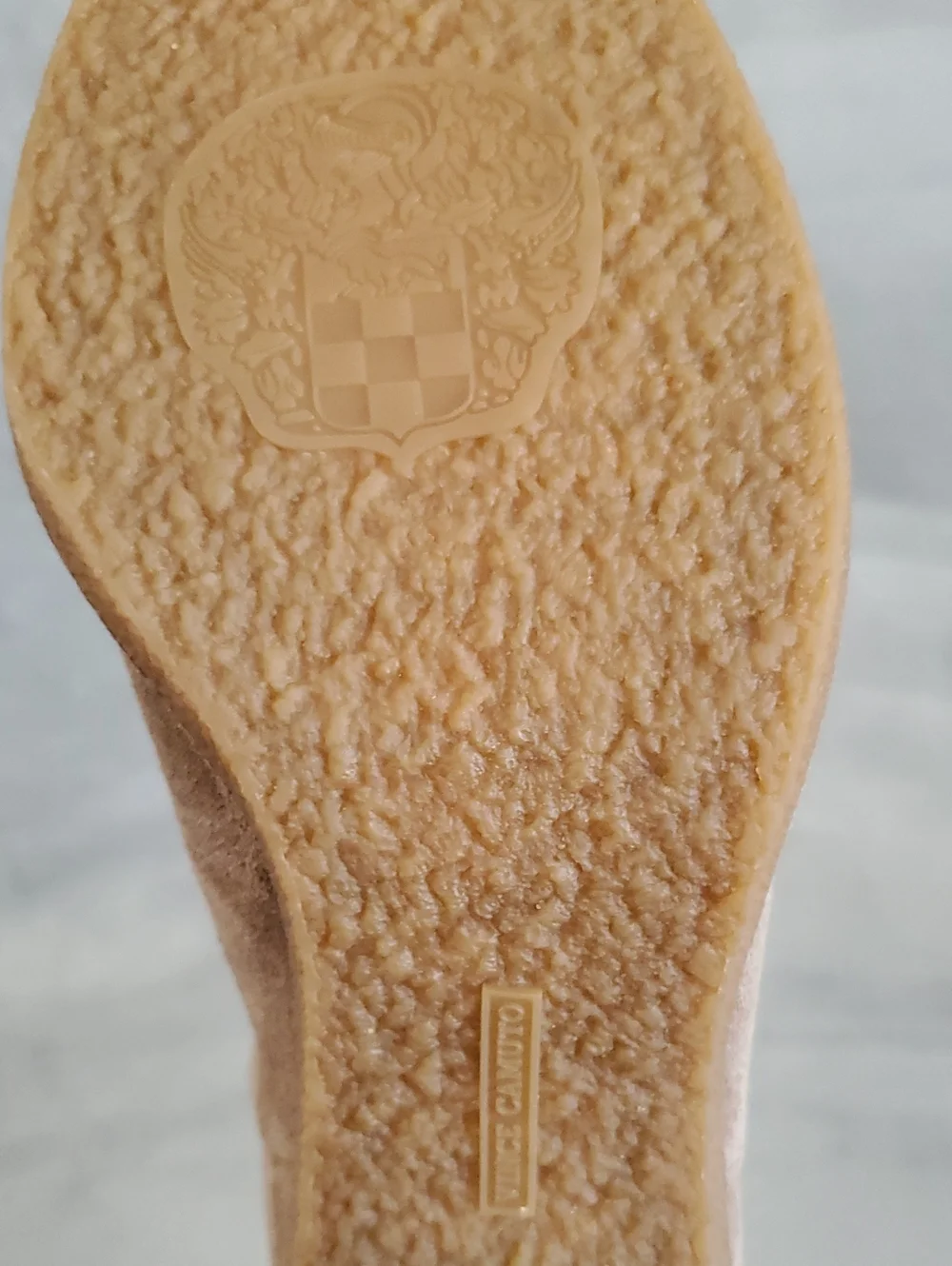 🆕️ VINCE CAMUTO Parka Slouch Suede Stacked Wooden Block Ankle Boots SIZE: 10M
